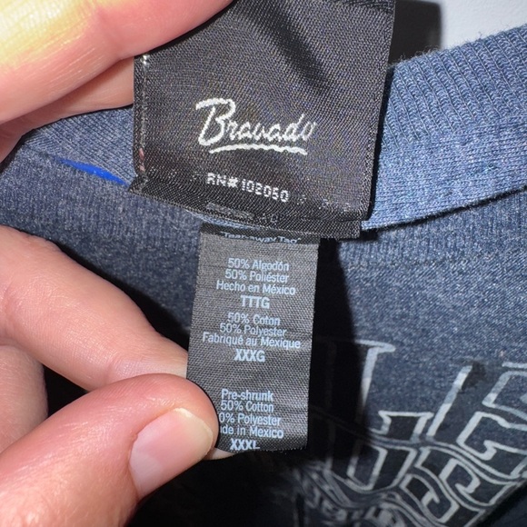 Harley-Davidson Dark Blue Graphic Tee Size 3X - Picture 7 of 8